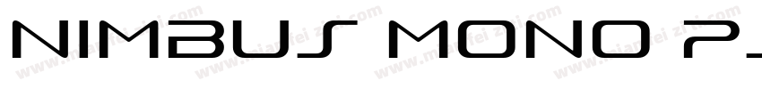 Nimbus Mono PS Bold字体转换